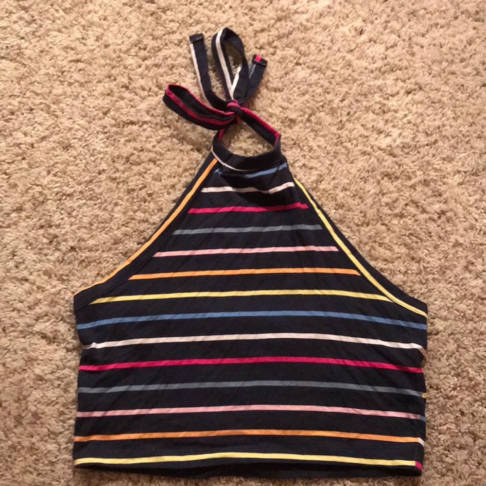 Pacsun Striped multicolor tank top